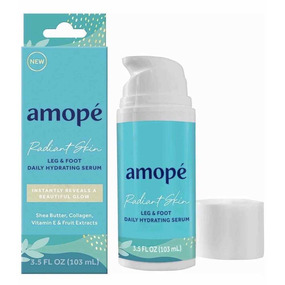 Amopé Radiant Skin Leg & Foot Daily Hydrating Serum 3.5 oz 103mL New Sealed‎